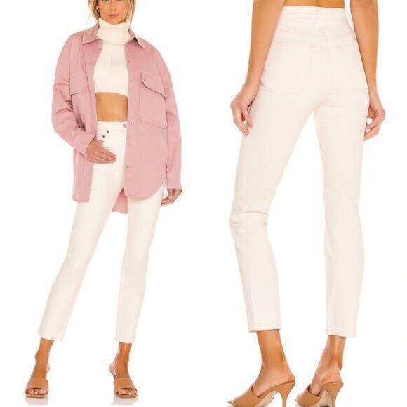 Re/Done Denim - RE/DONE Orginals 90s High Rise Ankle Crop in Vintage White size 27 NWT